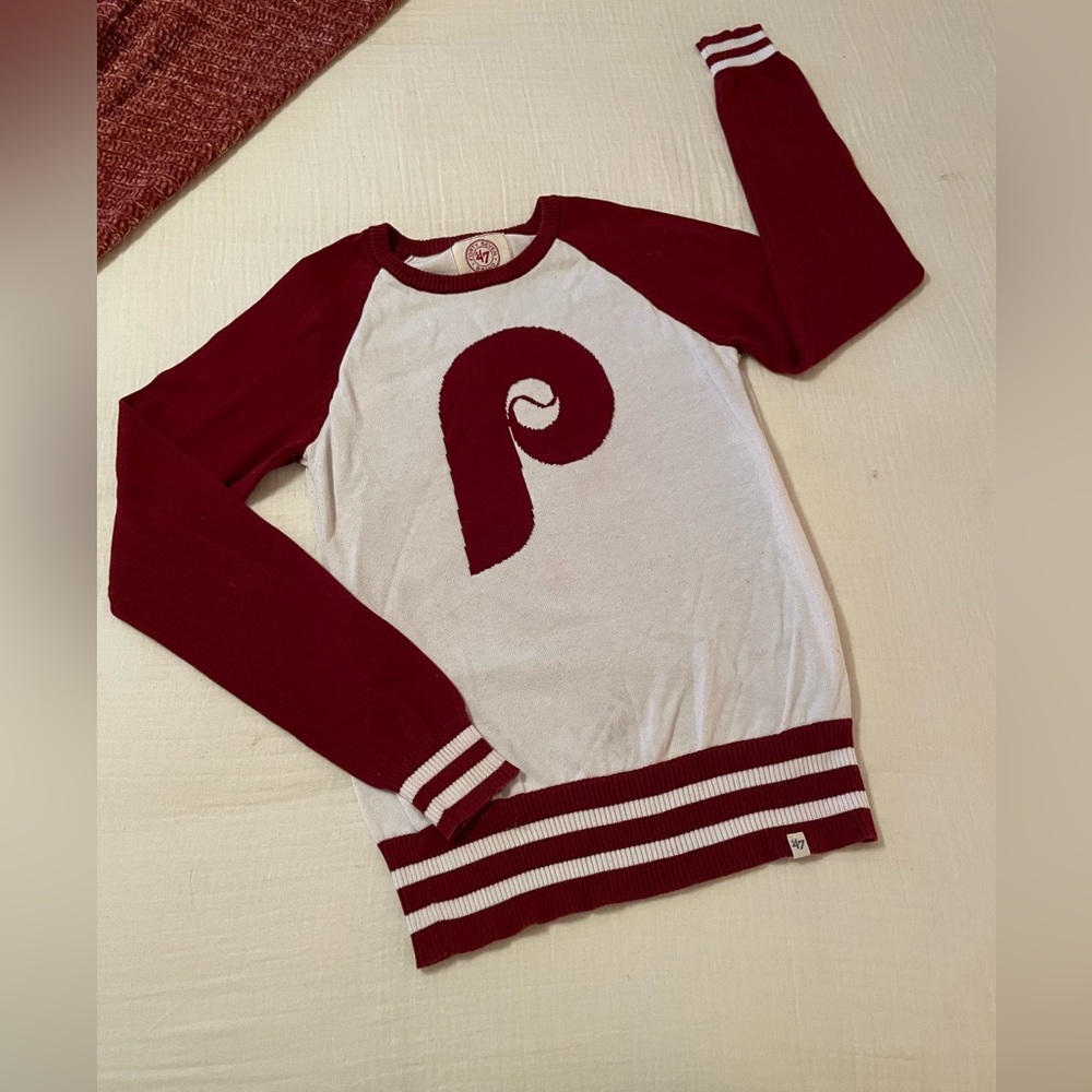 47 Brand Philadelphia Phillies Crew Neck Sweater